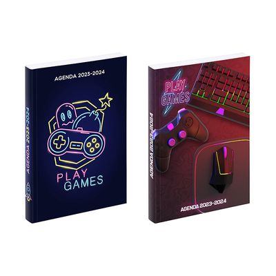 Agenda Gamer - 1 jour par page - 12 x 17 cm - 2 modèles disponibles - Viquel
