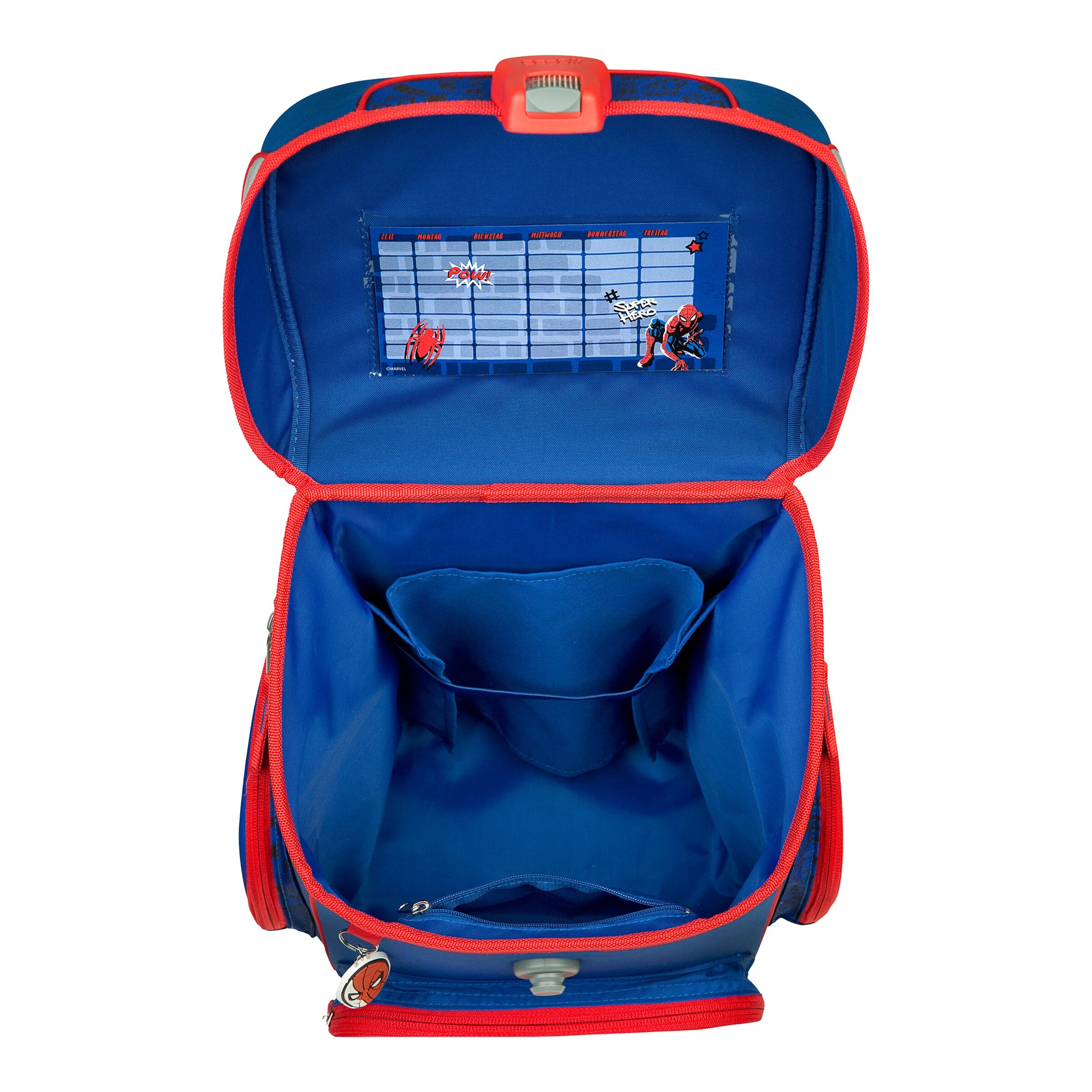 Scooli Schulranzen Set EasyFit 5-tlg. blau/rot - Spider-Man