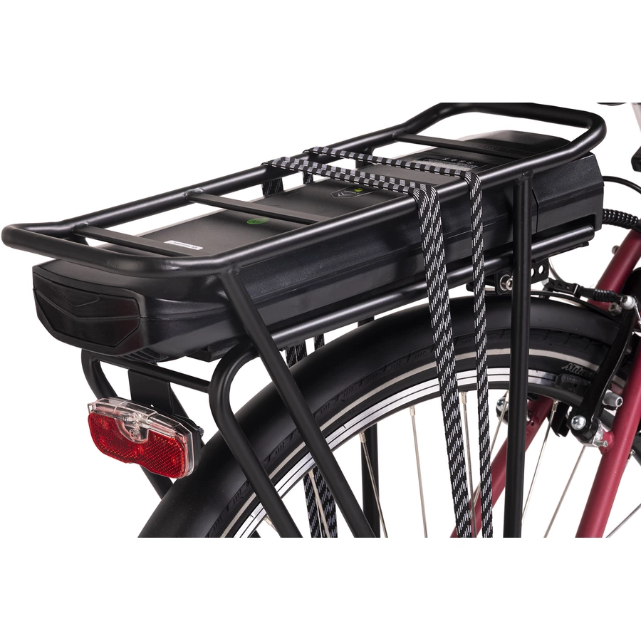 Adore E-Citybike Damen Hollandia Carry on 28'' E-Bike 3 Gänge rot