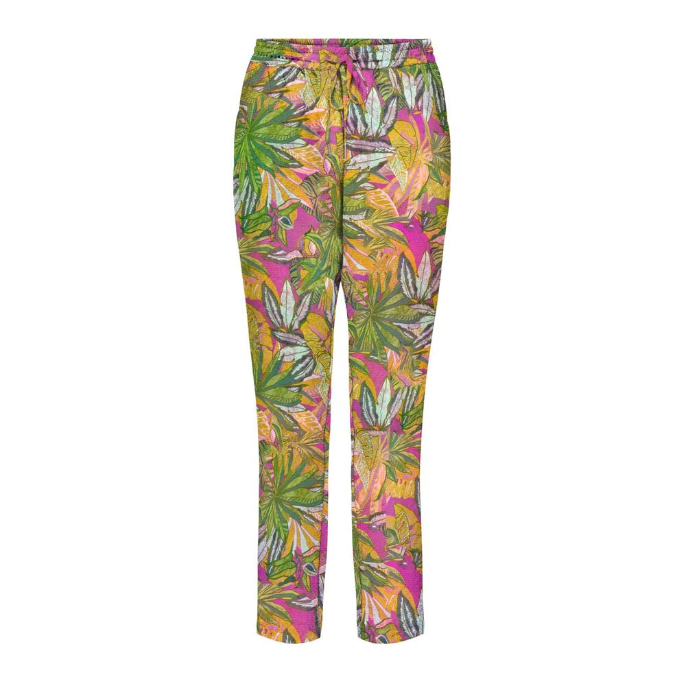 Only Pantalon Imprimé Rose à Motifs Femme Only