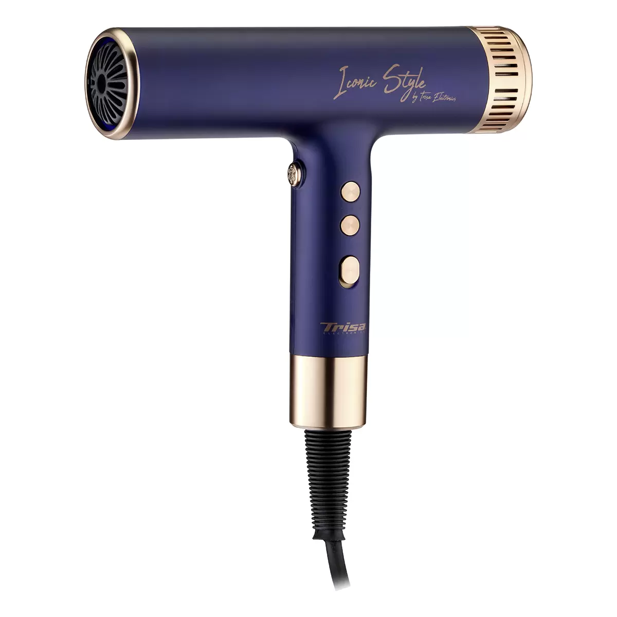 Haartrockner Trisa Iconic Style blau,gold