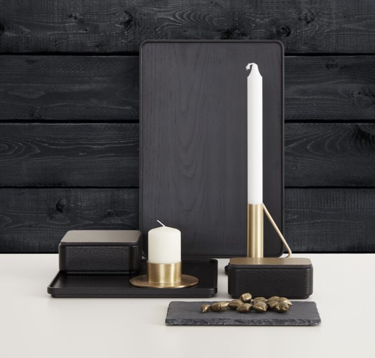 Andersen - Furniture CREATE ME tray 24x24 cm Black