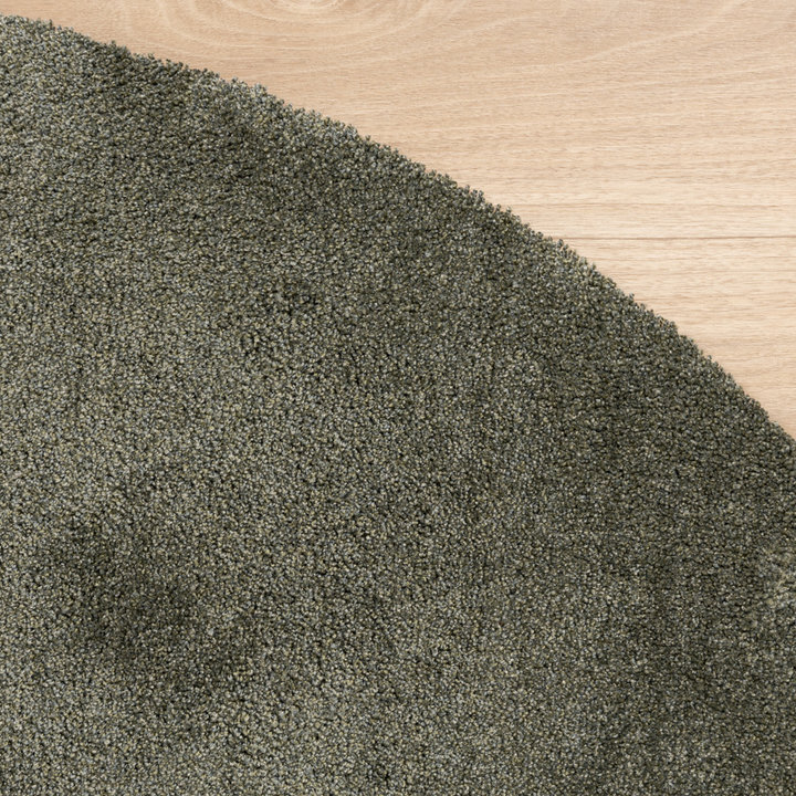 Rond wasbaar vloerkleed - Clean Groen | Praktisch!
