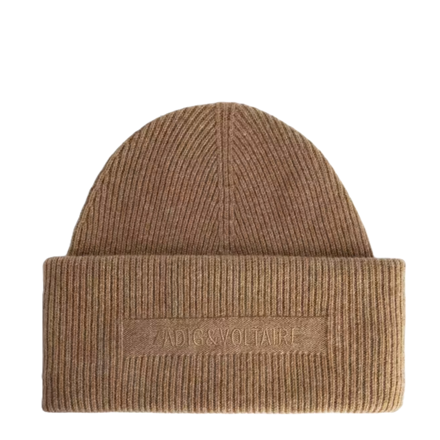 BEN - Bonnet à revers en cachemire | Marron