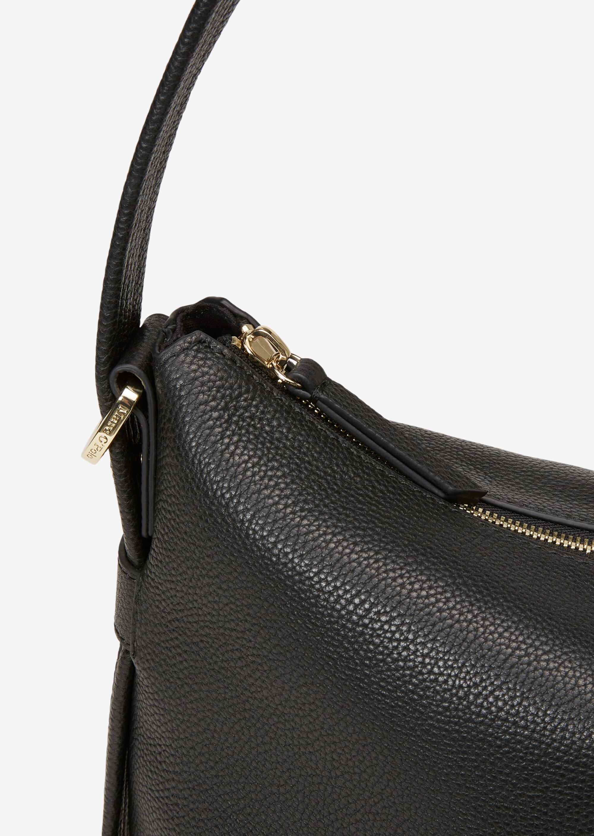 Hobo Bag medium aus fein genarbtem Leder