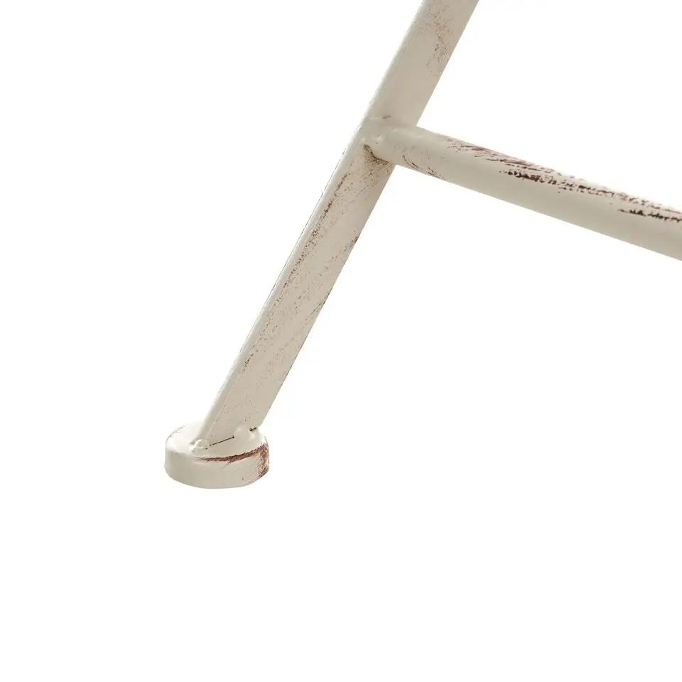 YAVIZA - Set van 2 tuinstoelen - Lichtbeige - IJzer