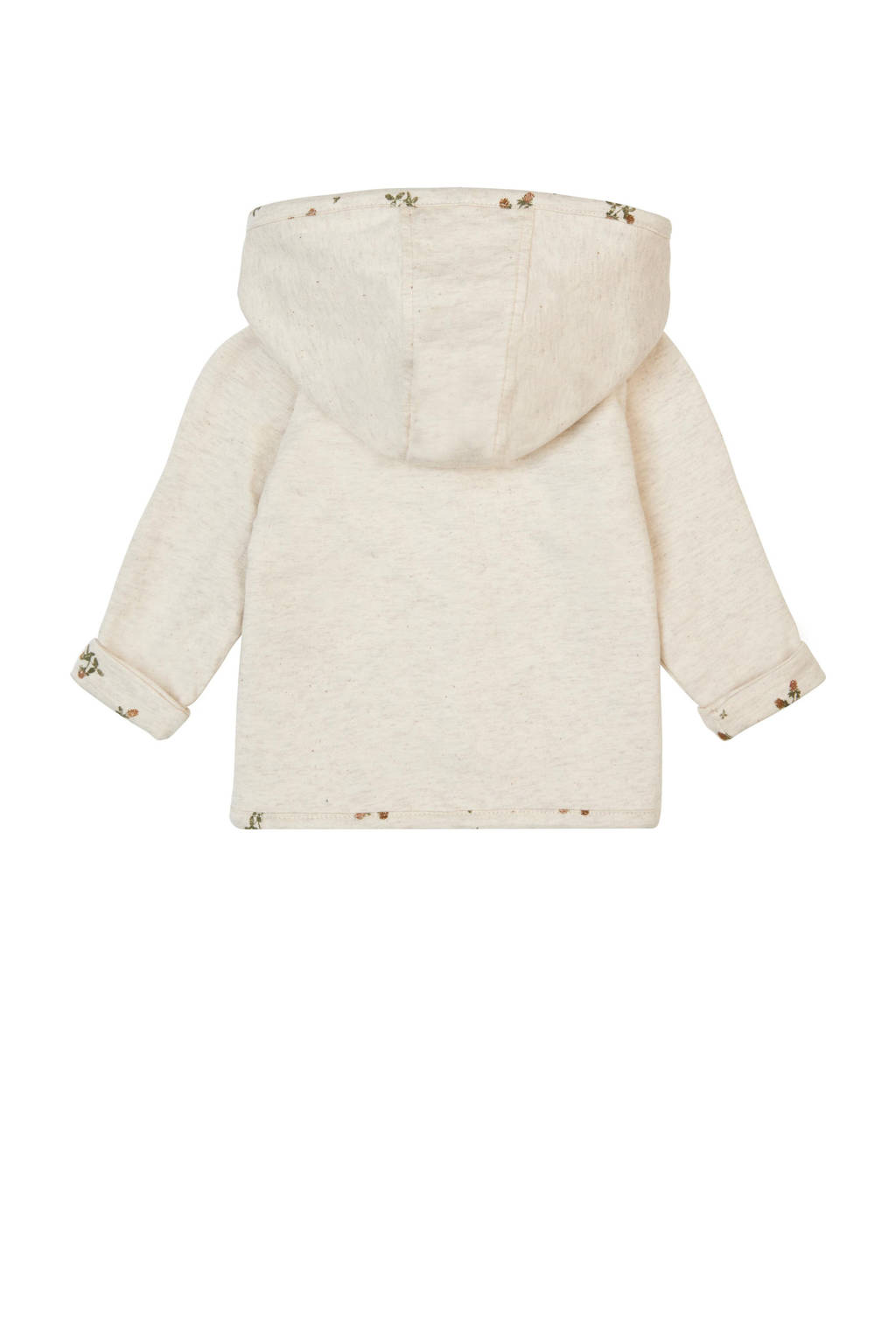 Noppies Niederau reversible vest ecru/groen/bruin