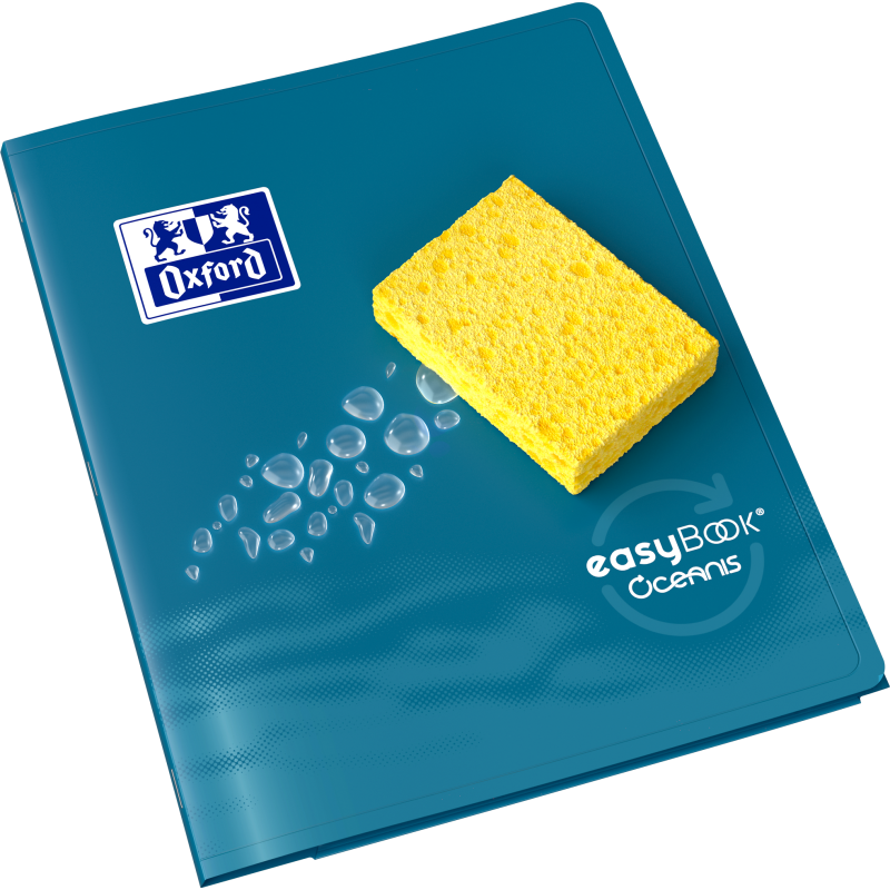 Cahier Oxford Easybook Oceanis Agrafe 170X220 96P Optik P. Seyes Polypro Assorti