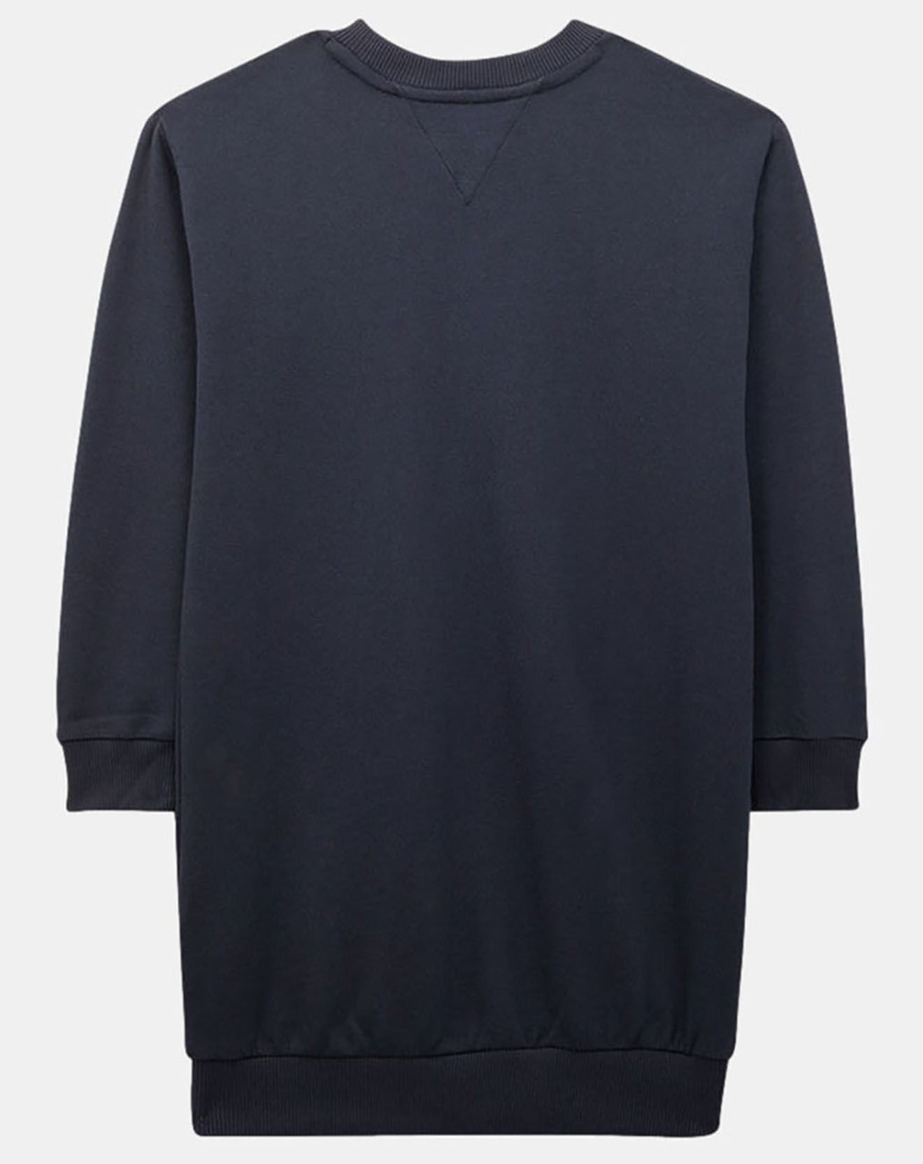 Tommy Hilfiger Robe sweat en Coton à logo écriture  bleu marine