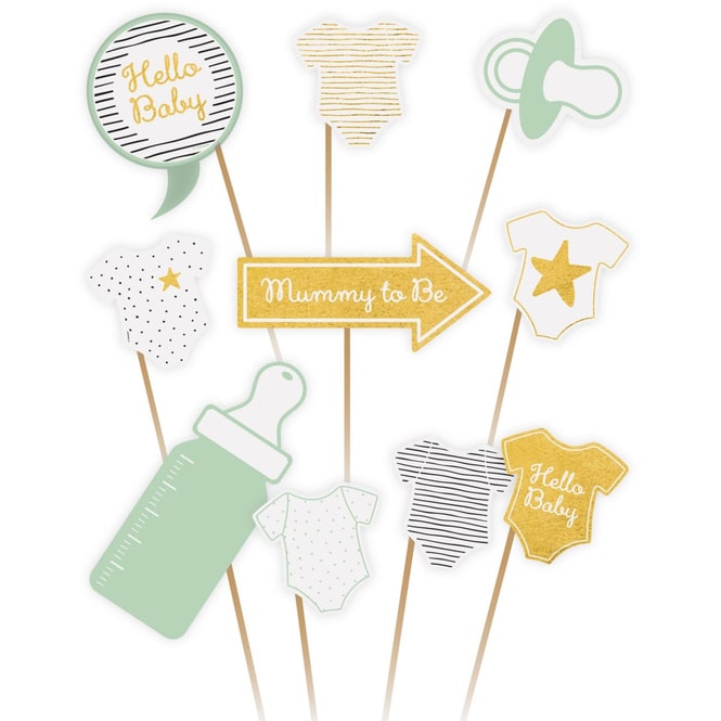 Fotorequisiten-Set - Hello Baby - 10-teilig