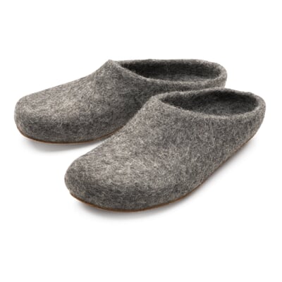 Filzpantoffel Tiroler Steinschaf, Grau