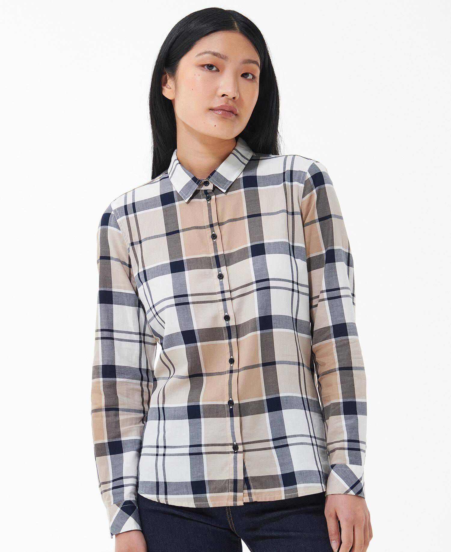 Barbour| Damen Bluse BREDON Langarm