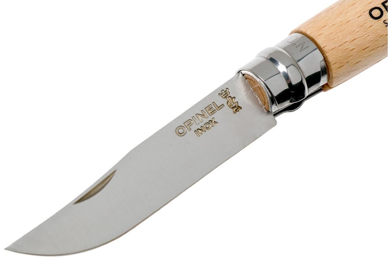 Opinel zakmes No. 06RV, RVS, lemmetlengte 7,5 cm