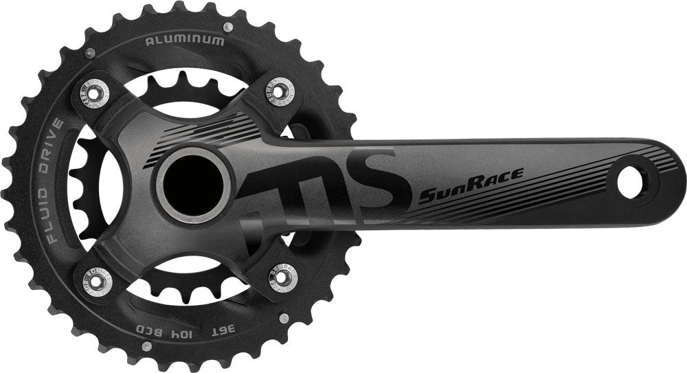 SunRace FCMS66 10-fach Kurbel 22/36 175mm kaufen | Bike-Discount