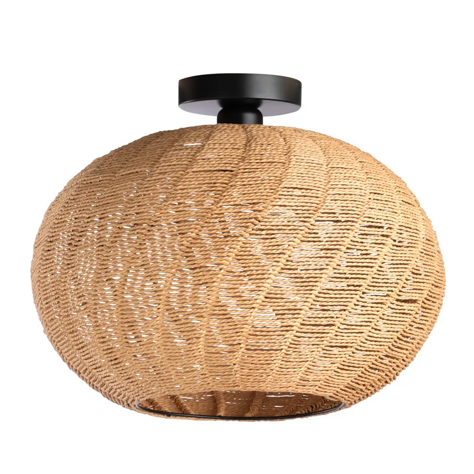 Plafondlamp Joya - naturel - Ø40x31 cm