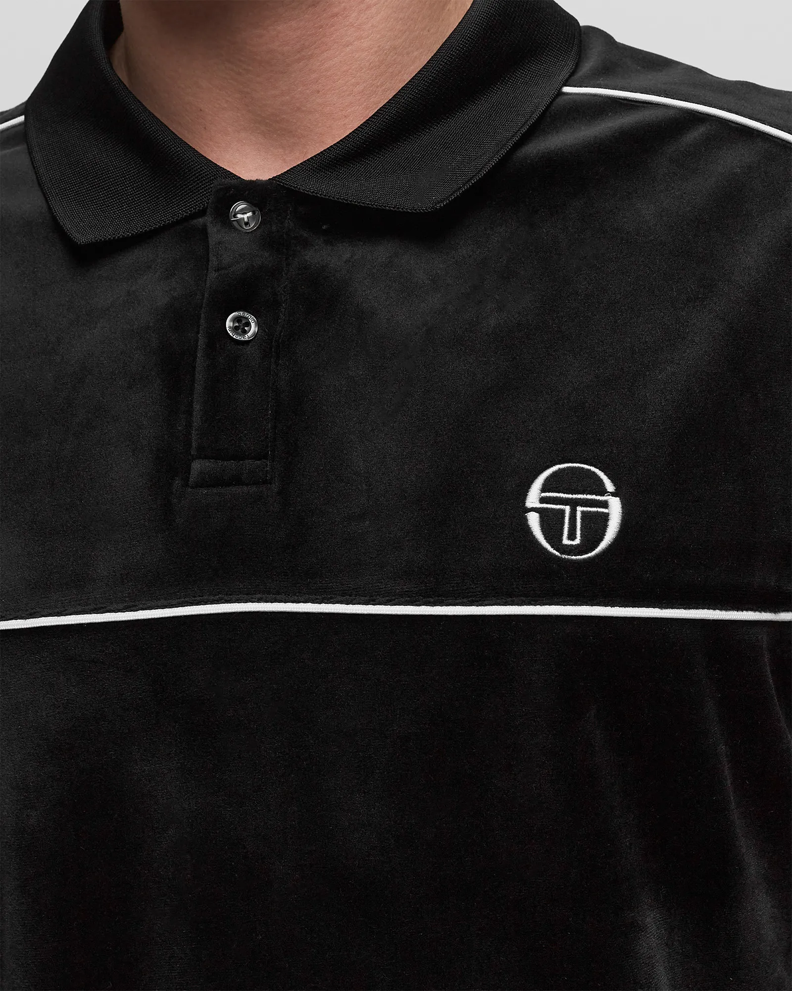 Camisa polo de veludo Sergio Tacchini Lions