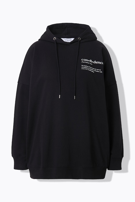 Hoodie, oversized Shape, Rückenprint