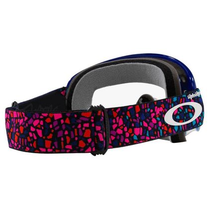Masque cross Oakley O Frame MX TLD TESSELL écran CLEAR 2024 - Bleu