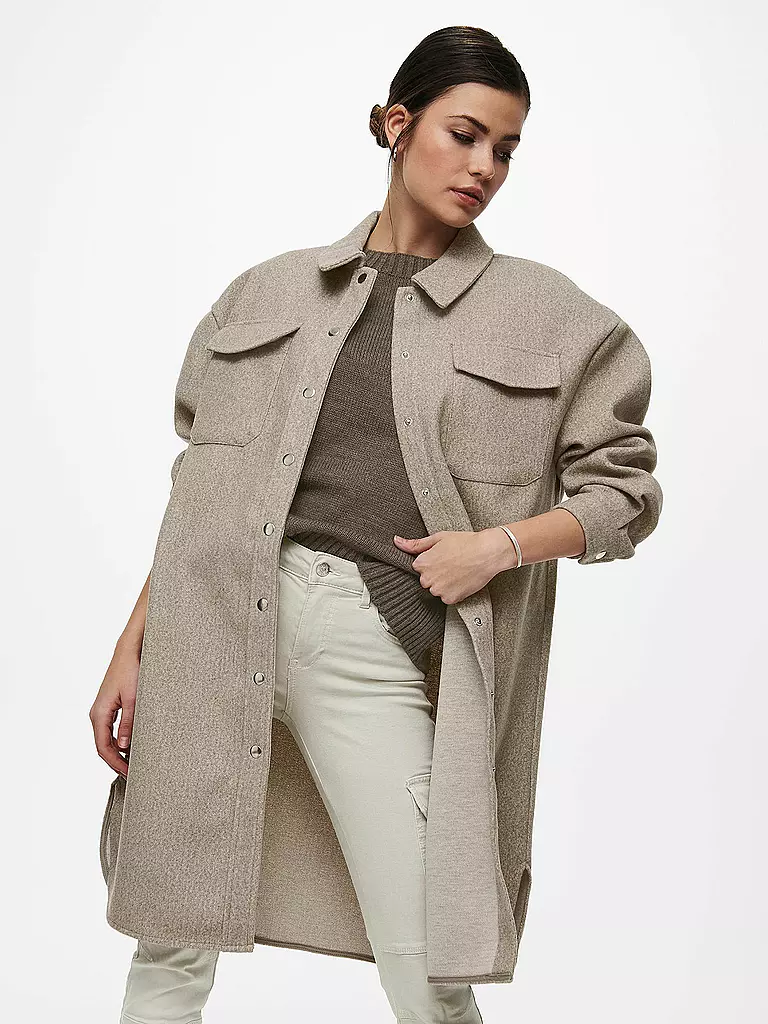ONLY Overshirt beige