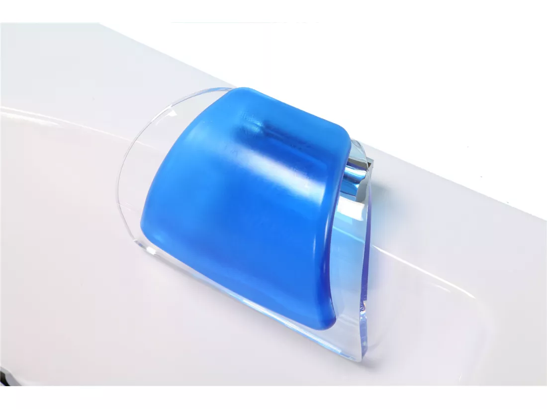 Baignoire hydromassage blanc 180 X 90 cm Chromothérapie 14 jets – Primula