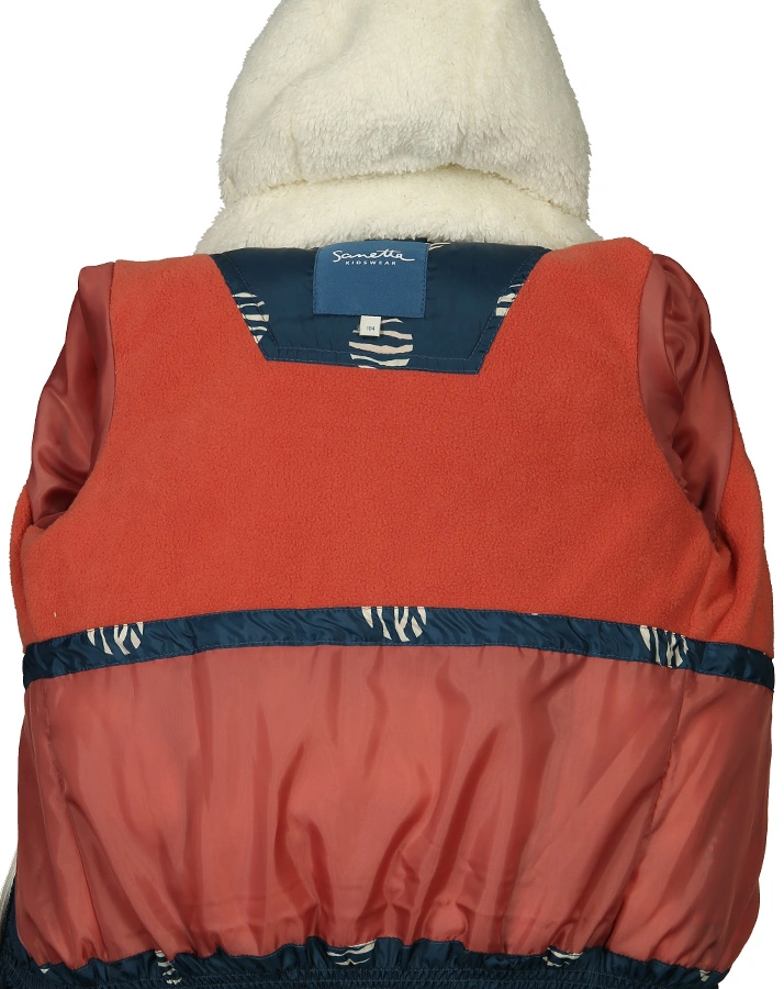 Steppjacke CRAZY ZEBRA in blue ink