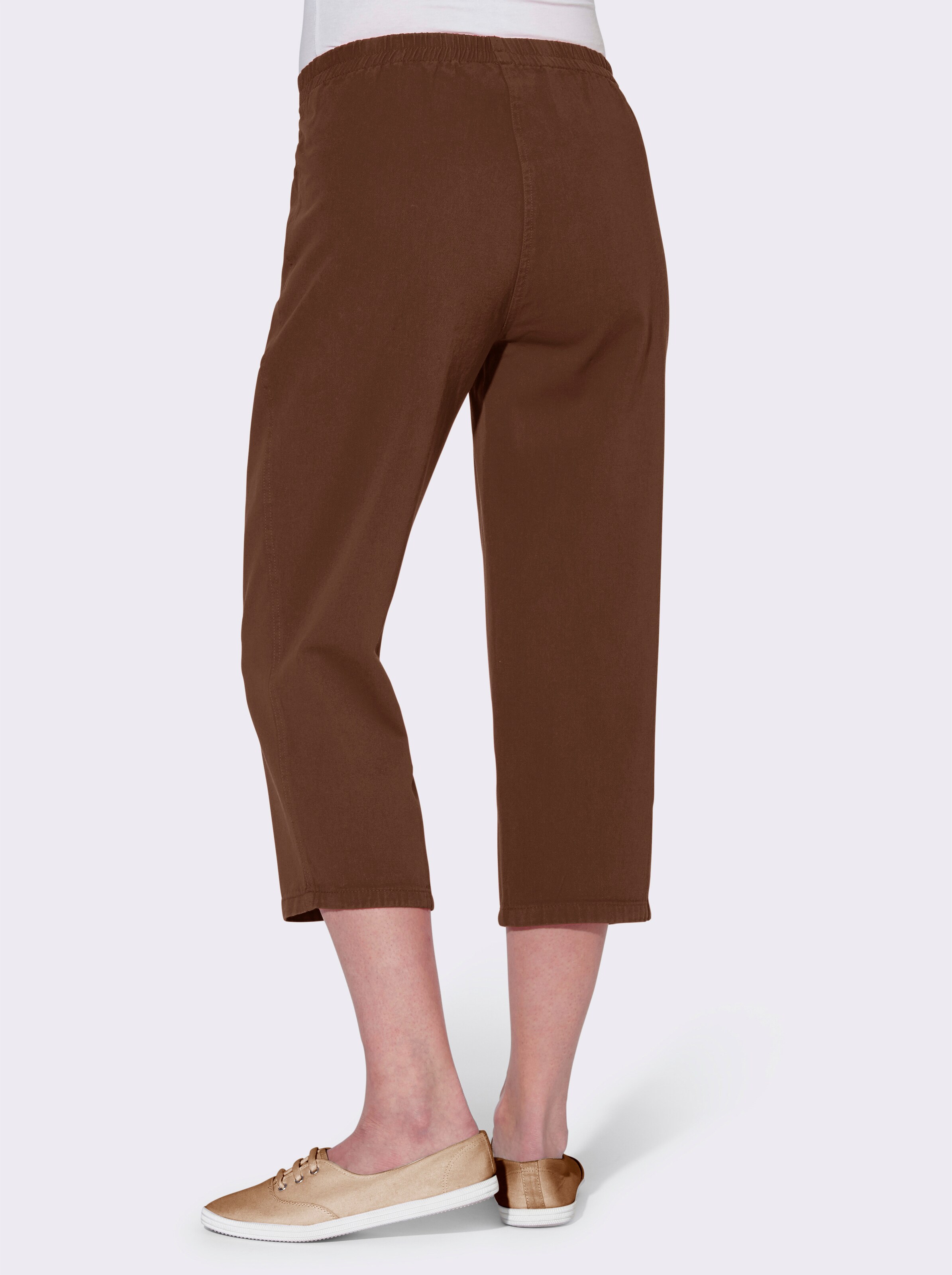 Caprihose aus reiner Baumwolle