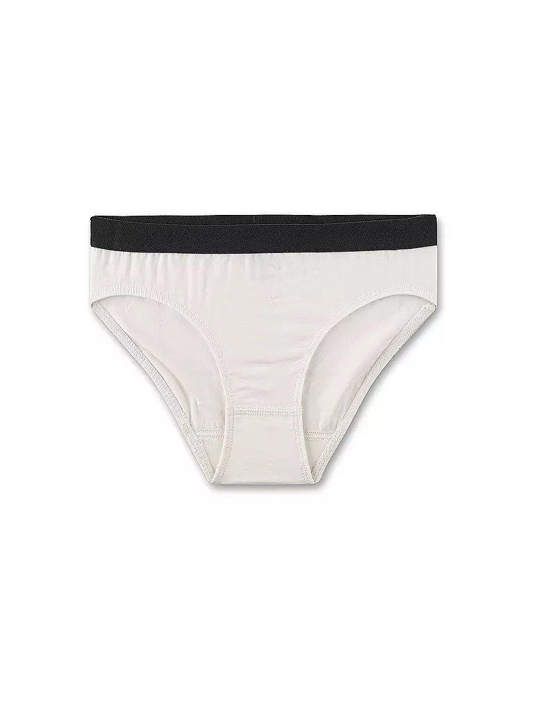 SANETTA Mädchen Slip 2-er Pkg white pebb creme