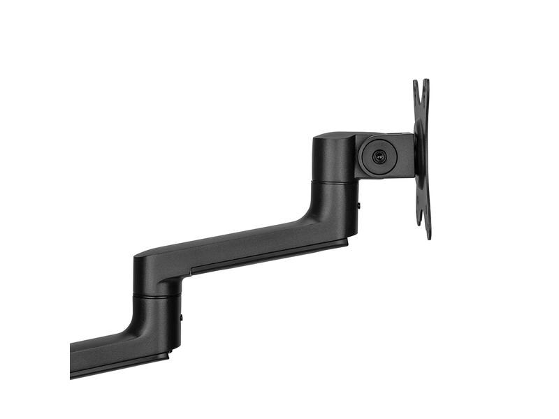 NEOMOUNTS Tischhalterung DS60-425BL2 bis 8 kg – Schwarz Full-Motion-Tischhalterung für zwei 17-27