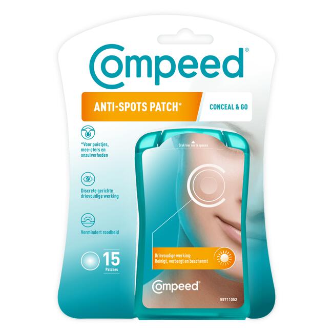 Compeed Anti-Spots Conceal & Go patches 15 stuks