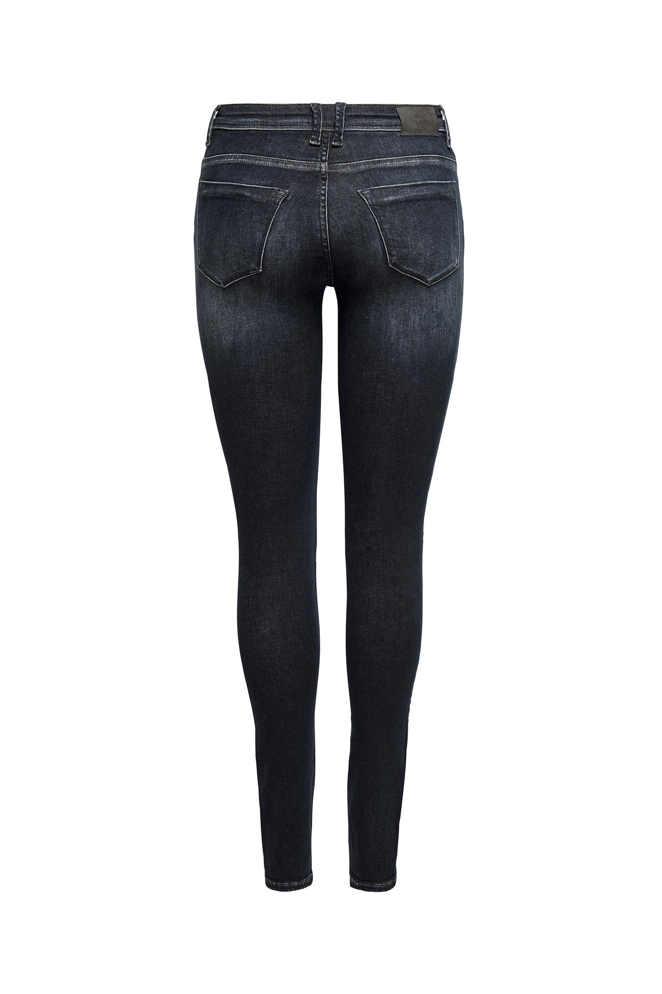 Calça jeans skinny de cintura baixa