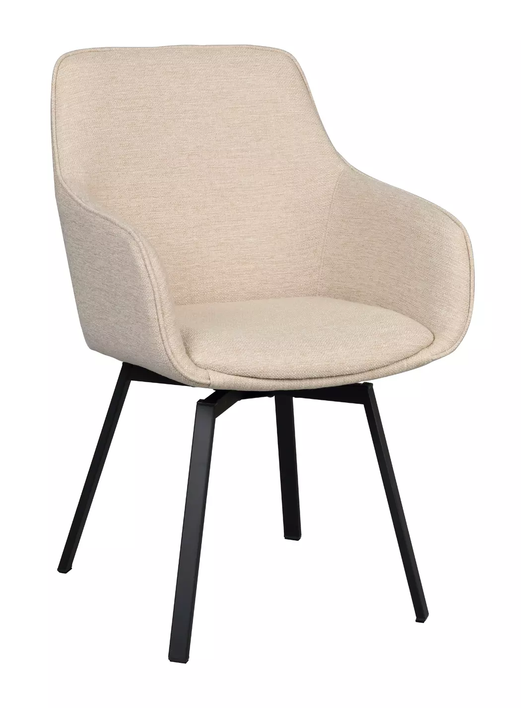 Stuhl Bezug aus Stoff in beige