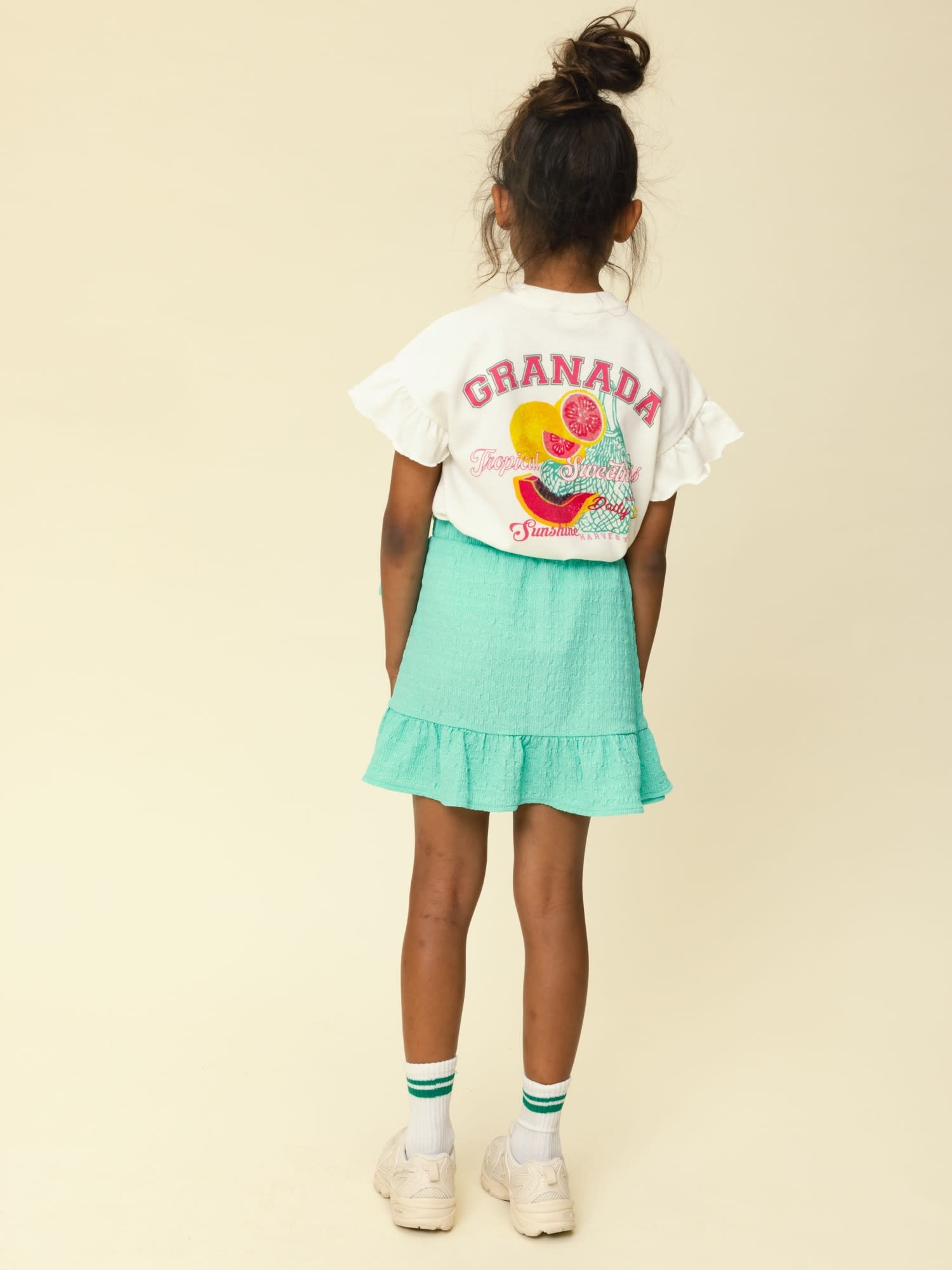 Looxs Looxs little crinckle skirt bright green