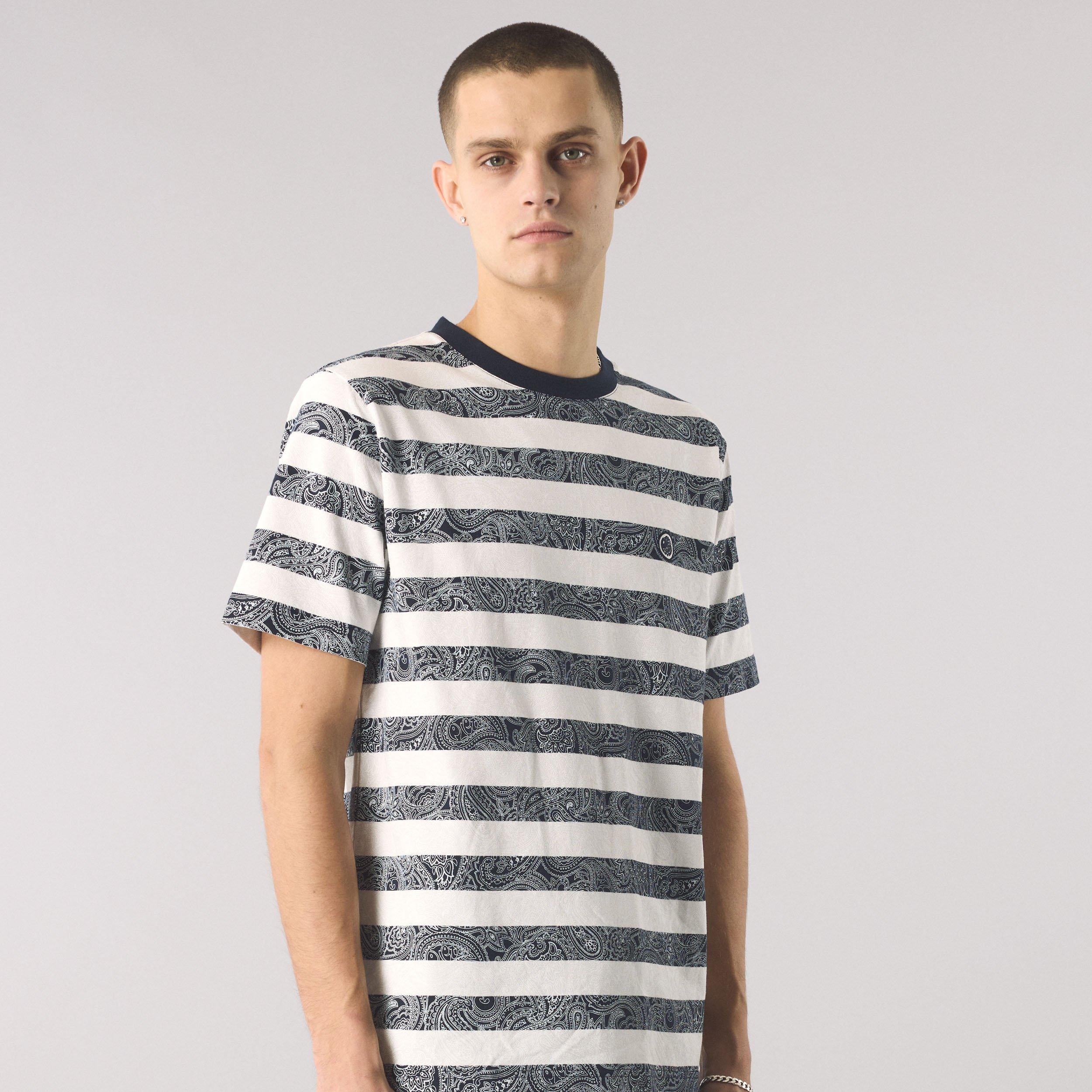 Pretty Green Eclipse Stripe T shirt