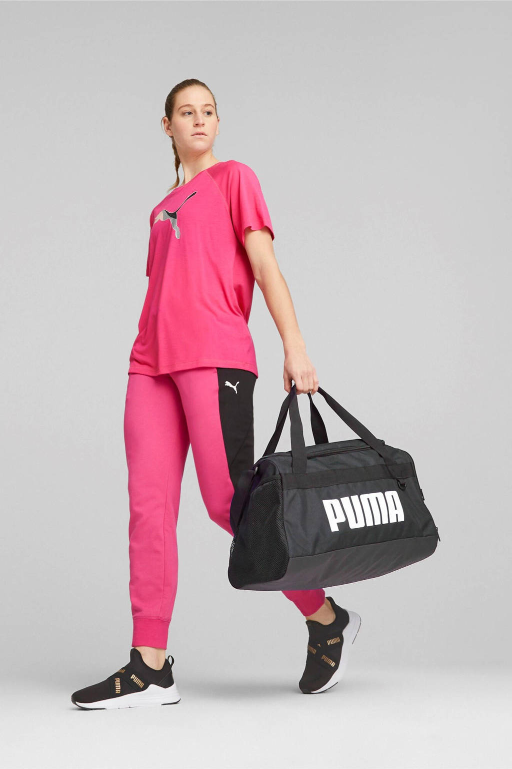 sporttas Challanger Duffel S 35L zwart/wit