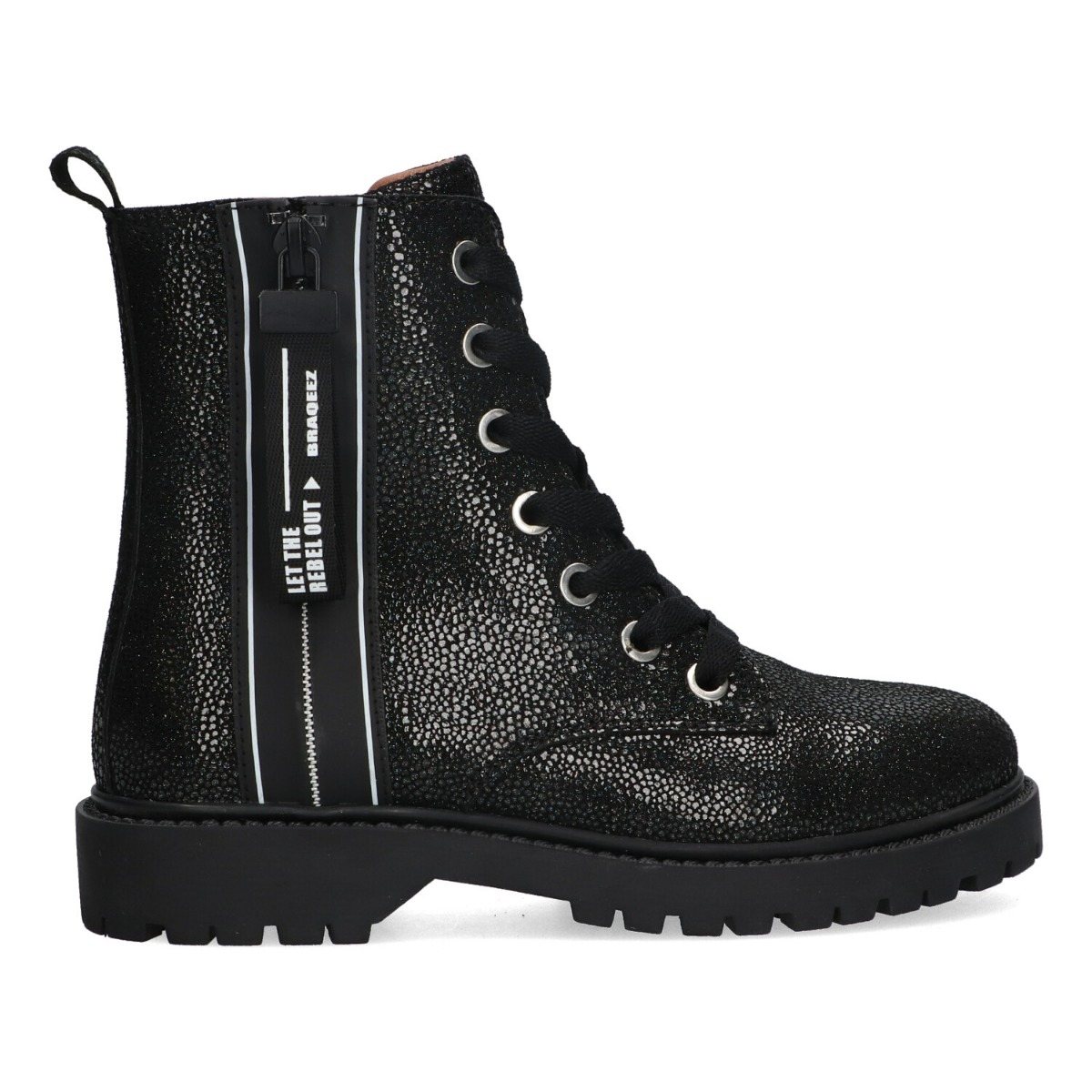 Belle Boot - Biker Boots Braqeez Zilver