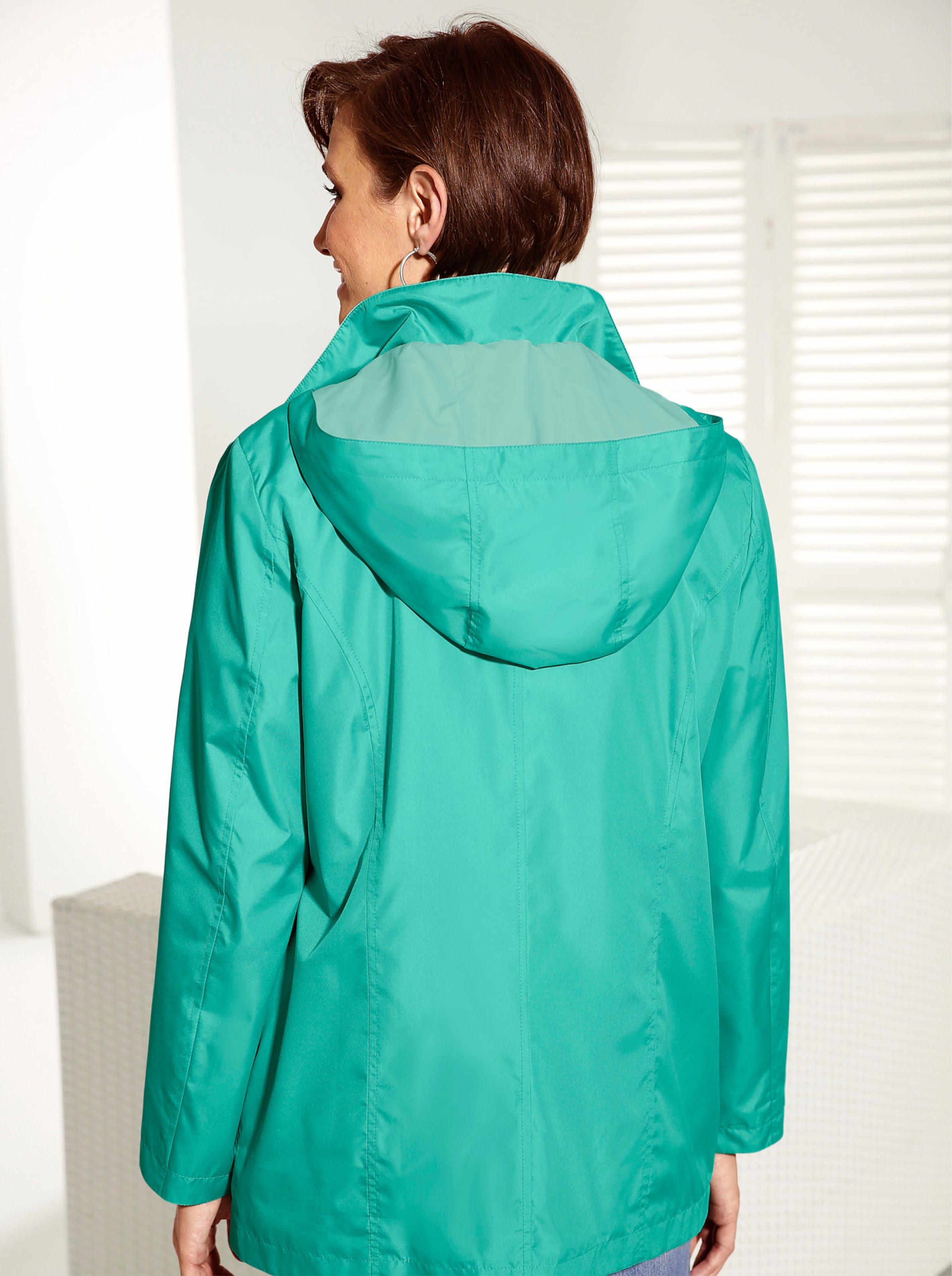 Funktionsjacke in smaragdgrün