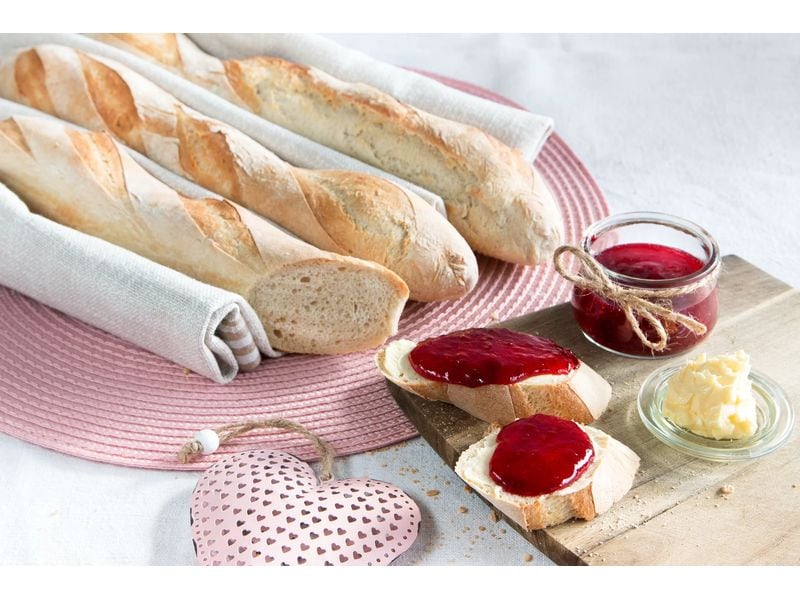 Städter Backform Baguette 37 x 24 x 2.5 cm Form zum Backen von selbstgemachtem Baguette