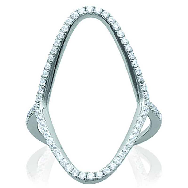 Bague Femme - Argent 925 - Oxyde de zirconium