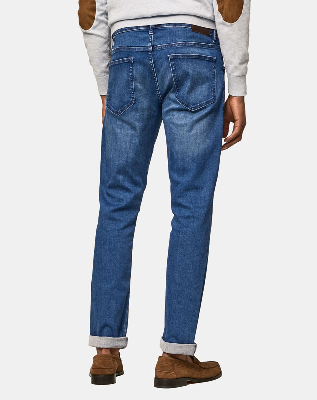 Hackett London Jean Slim Fit Wash Flex bleu moyen