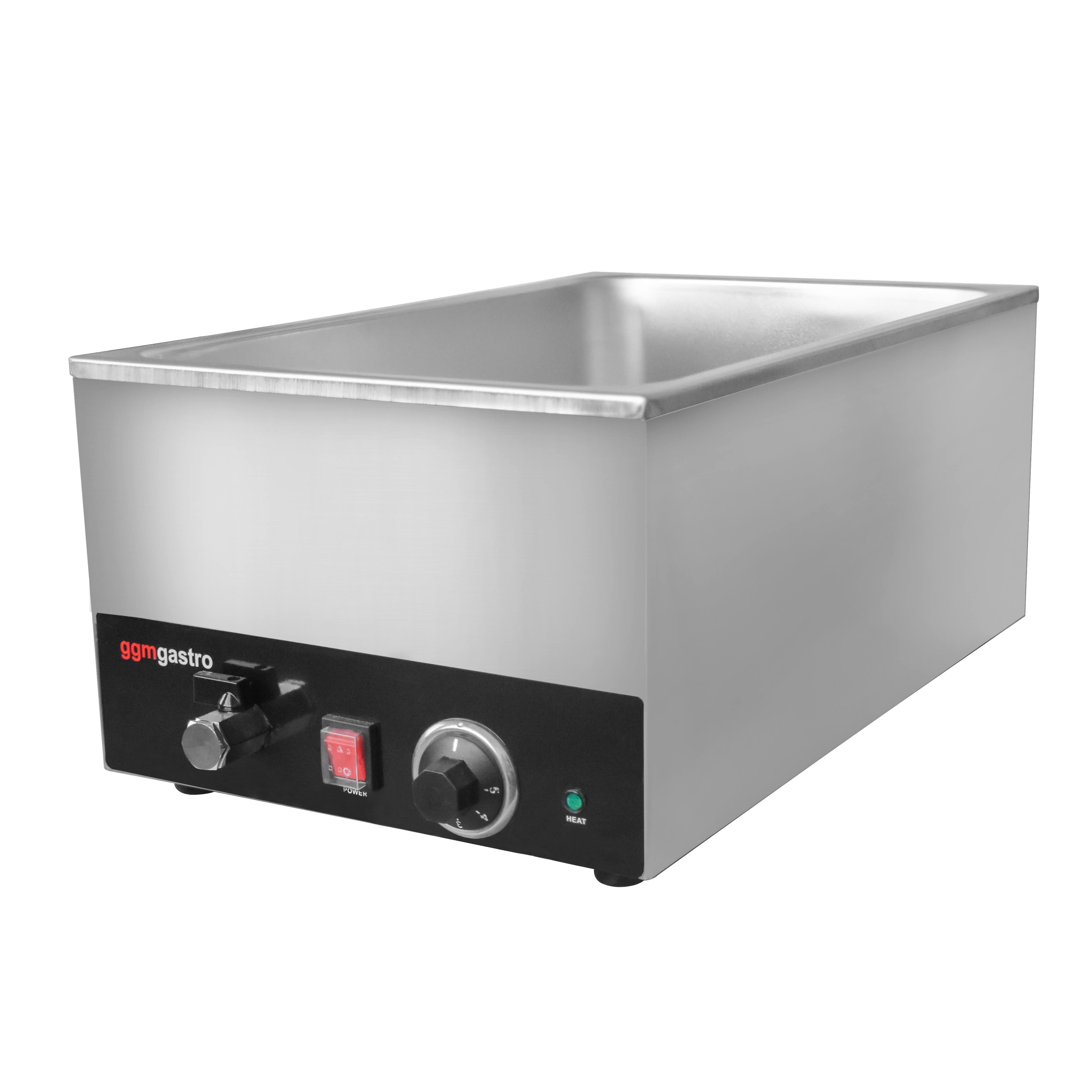 ggm gastro Elektro Bain-Marie 1,2 kW für GN 1/1 mit 150mm Höhe