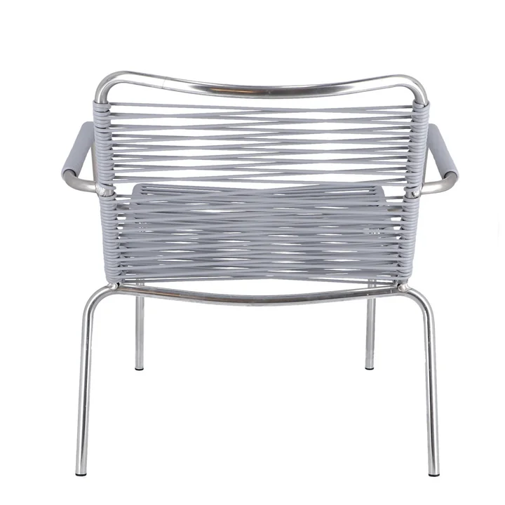 Fiam - Mya Spaghetti Loungesessel, Aluminium / rot