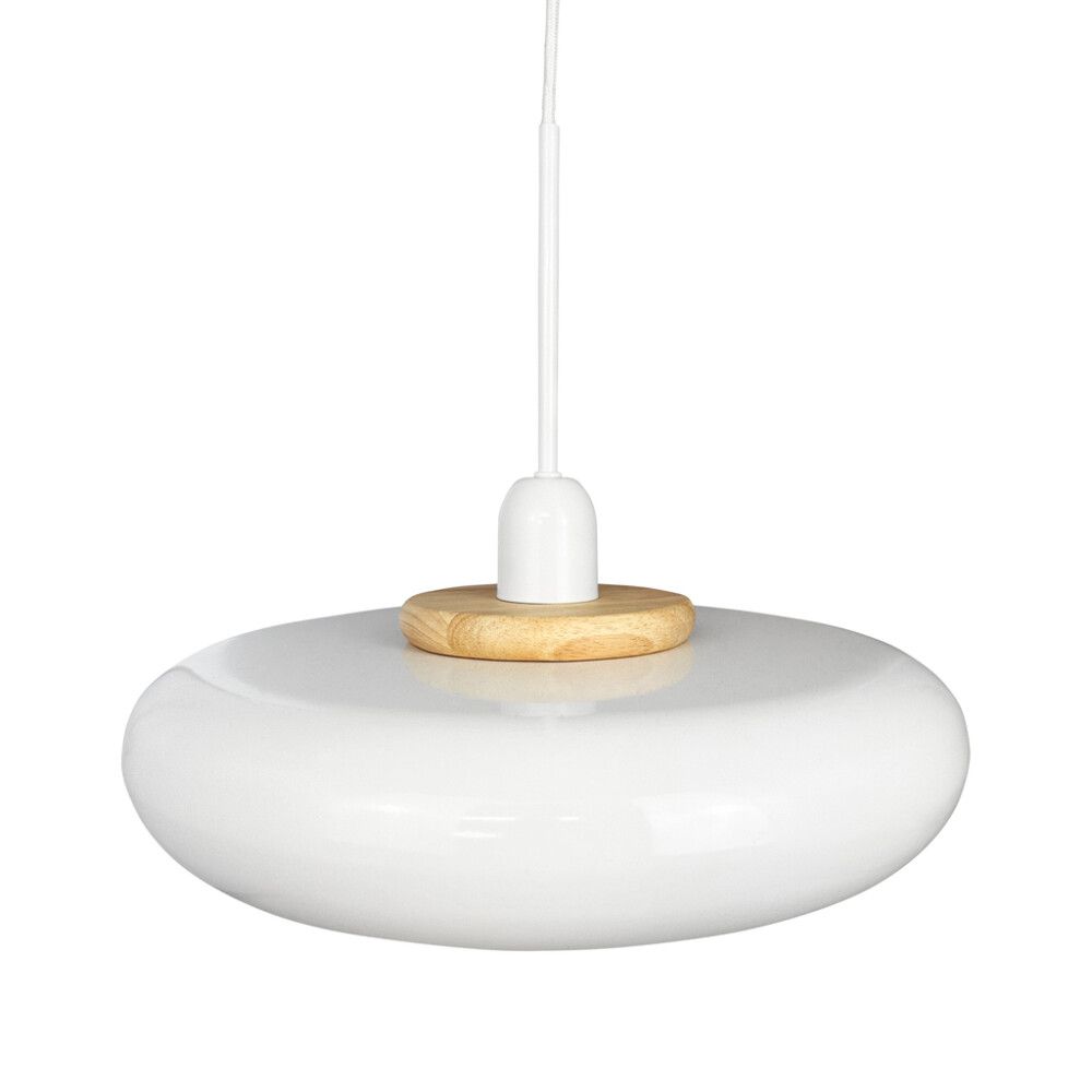 TAKLAMPE DYBERG LARSEN PLANET HVIT