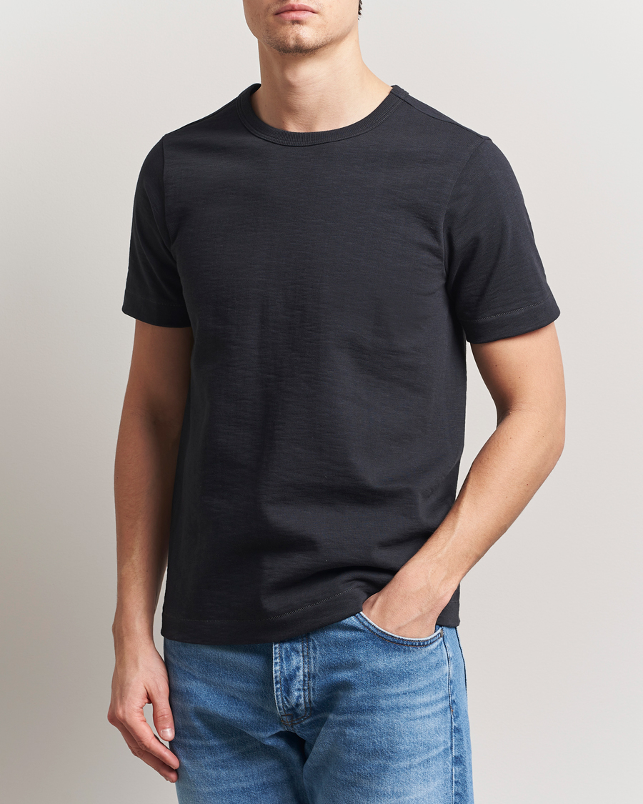 Merz b. Schwanen Relaxed Fit Loopwheeled Heavy T-Shirt Charcoal