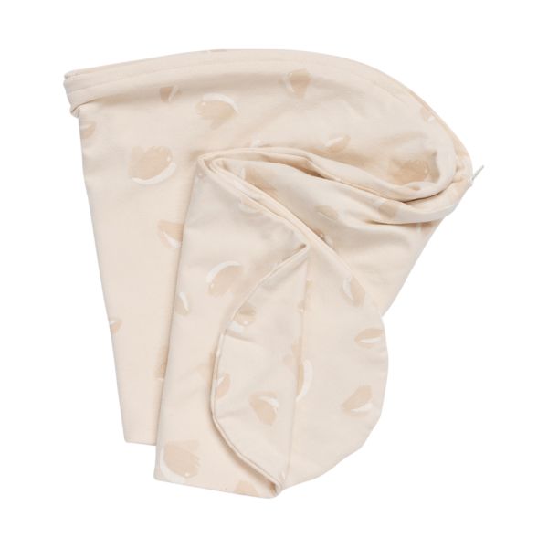 Doomoo Hoes Voedingskussen C Twisty 2in1 - Petals Latte