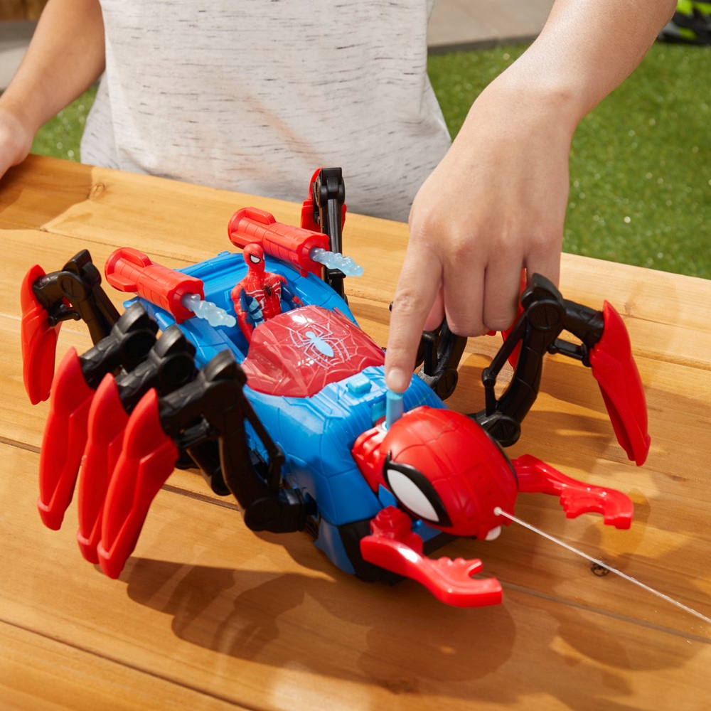 Marvel Spider-Man Crawl 'N Blast Spider mit Spider-Man Actionfigur