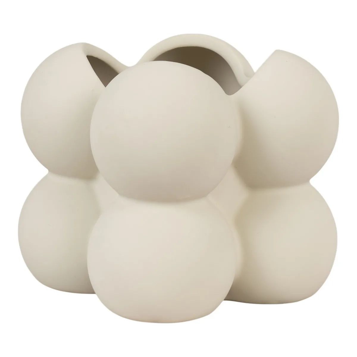 EPIKASA Vase Flowerpot Blanc