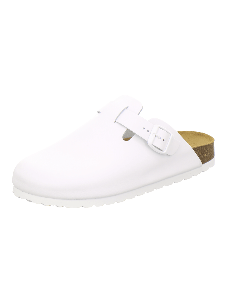 Clogs Herren Leder weiß