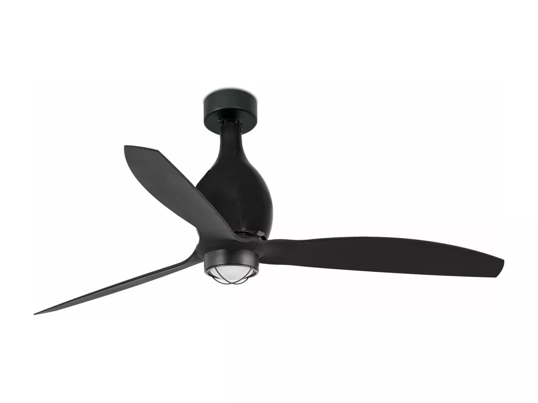 Ventilateur de plafond MINI ETERFAN M LED DC noir mat