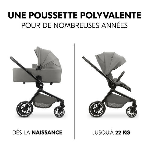 Poussette DUO Move N Care - Gris Foncé - HAUCK