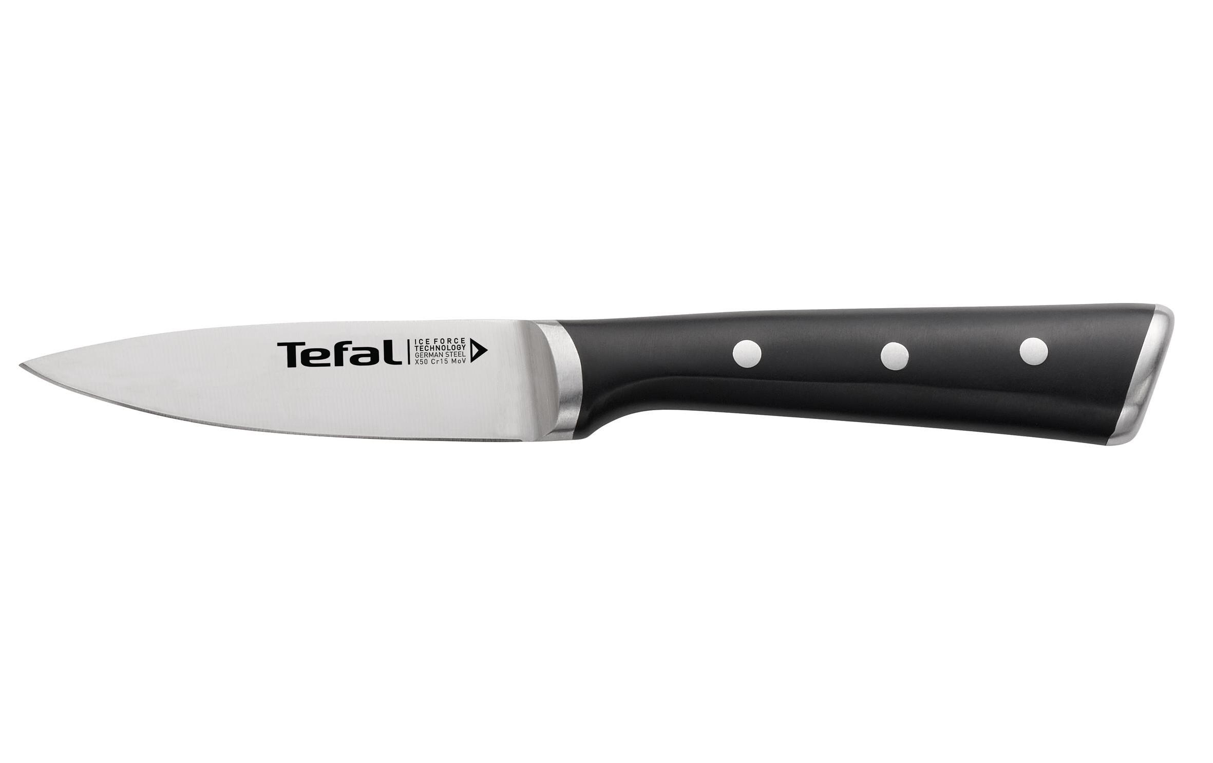 Messerblock-Set mit Messer Ingenio Ice Force Schwarz<br>Messerblock aus Holz mit 5 Edelstahlmessern